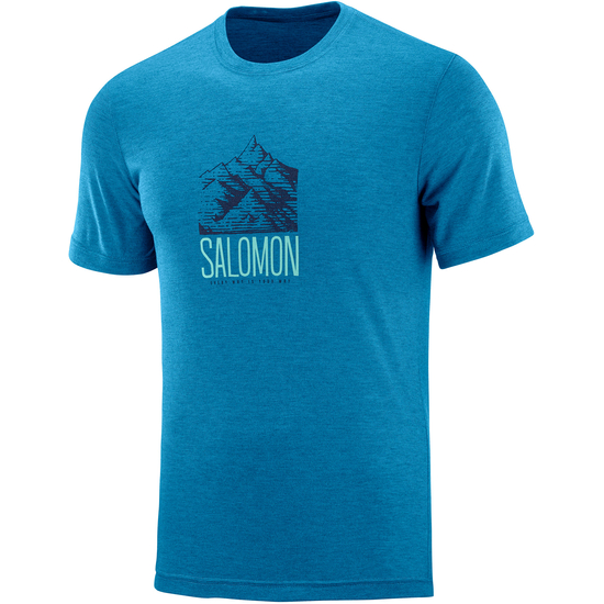 SALOMON Explore Graphic SS Tee férfi póló