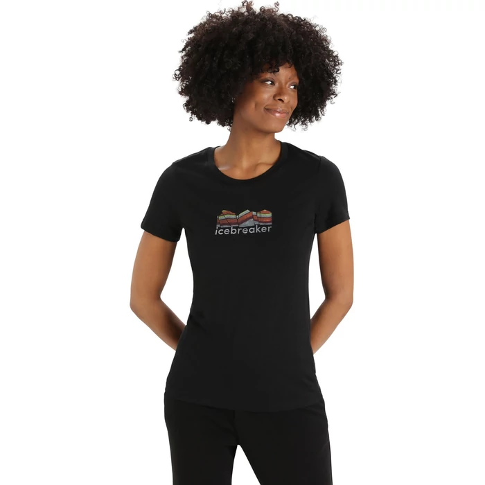 ICEBREAKER Merino 150 Tech Lite II - Mountain Geology - női póló ICEBREAKER Merino 150 Tech Lite II - Mountain Geology - női póló