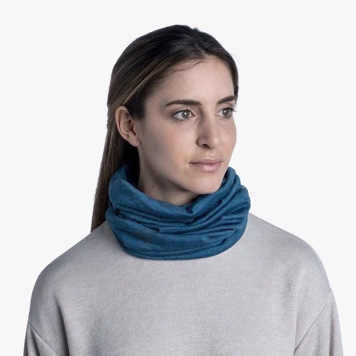 BUFF Merino Lightweight Neckwear - dusty blue - merinó csősál
