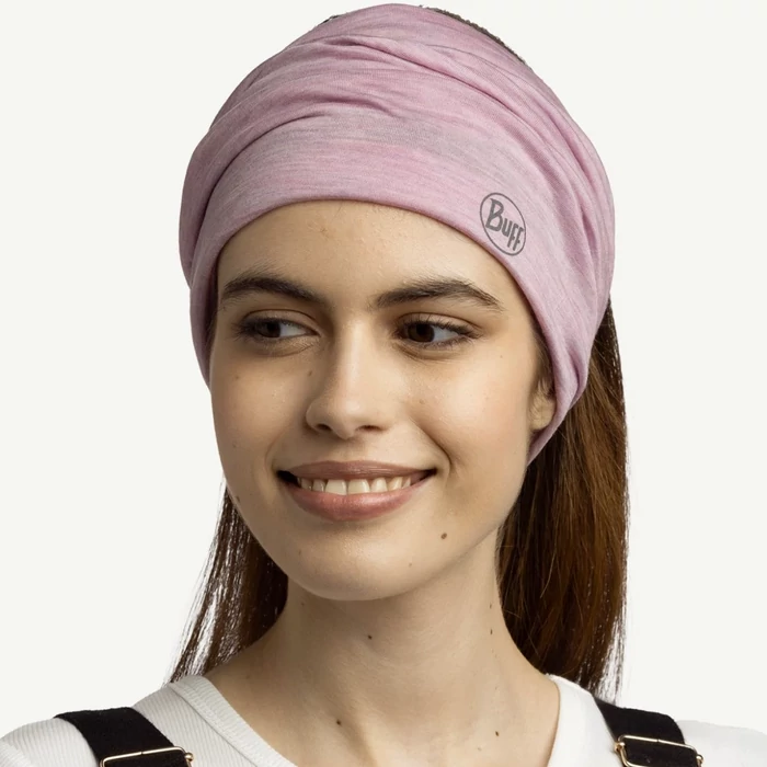 BUFF Merino Lightweight Neckwear - solid pansy - merinó csősál