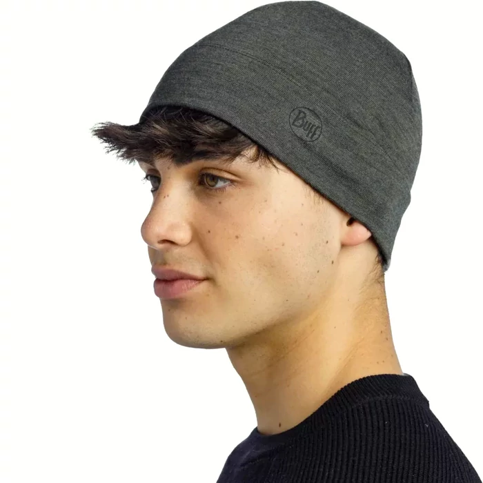 BUFF Merino Midweight Beanie - solid bark - merinó sapka