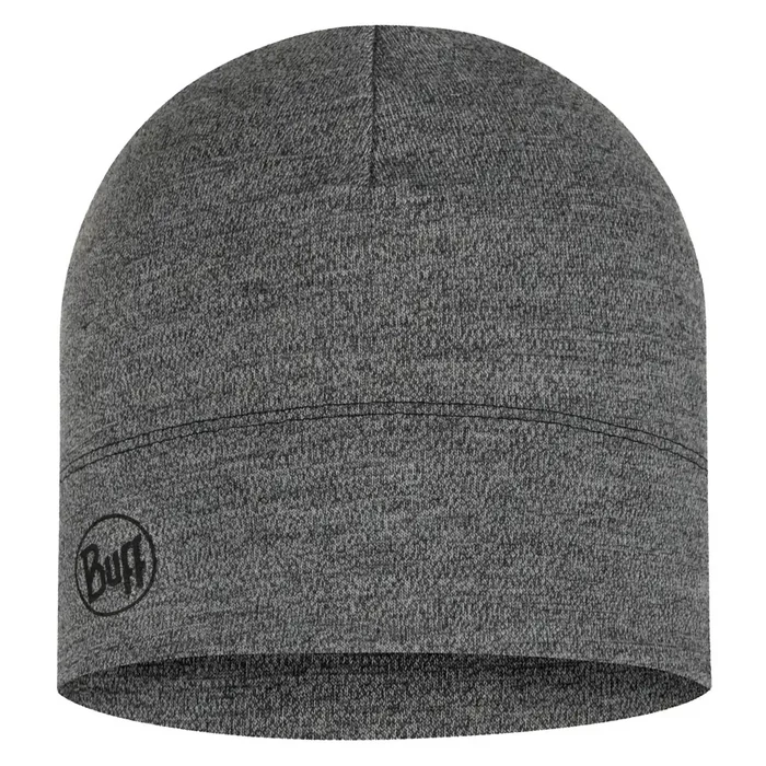 BUFF Merino Midweight Beanie - melange light grey - merinó sapka