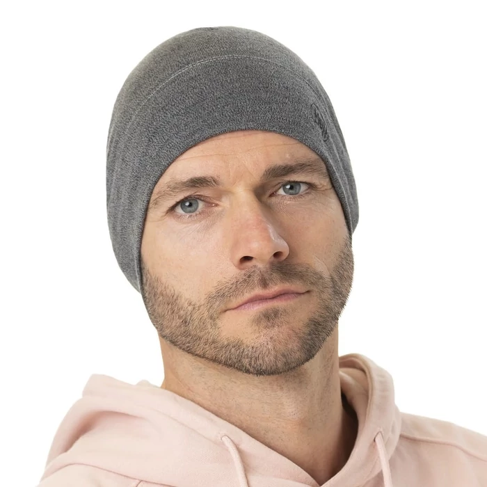 BUFF Merino Midweight Beanie - melange light grey - merinó sapka