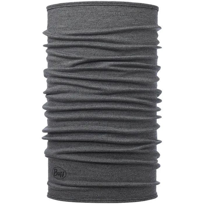 BUFF Merino Midweight Neckwear - melange light grey - merinó csősál