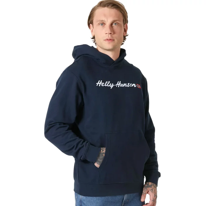 HELLY HANSEN Core Gaphic Sweat Hoodie - férfi pulóver