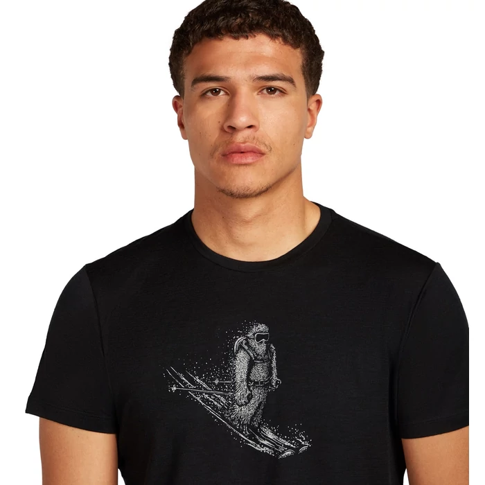 ICEBREAKER Merino 150 Tech Lite SS Tee - Skiing Yeti - férfi póló