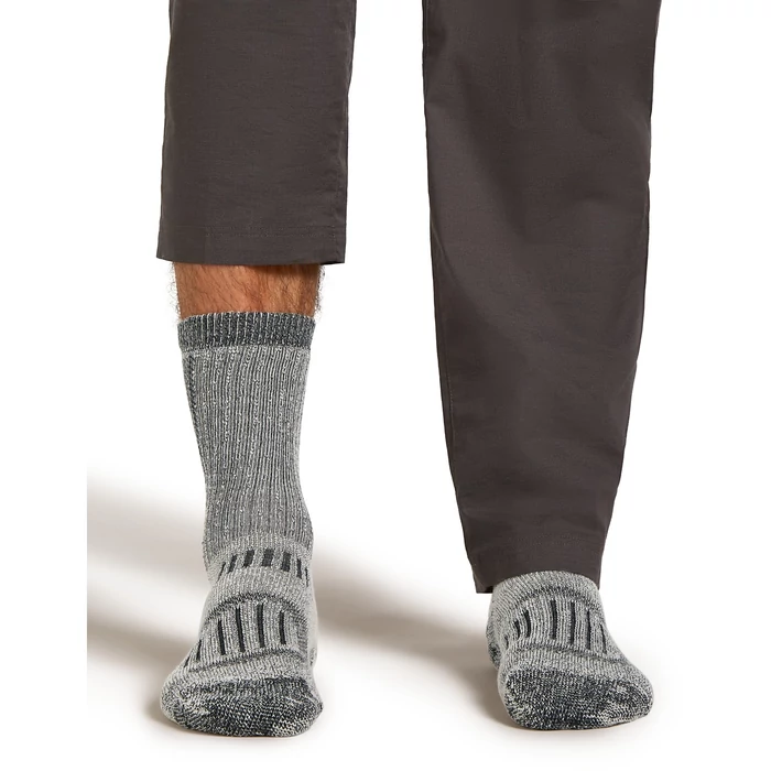 ICEBREAKER Merino Hike+ Mountaineer Mid Calf - férfi zokni