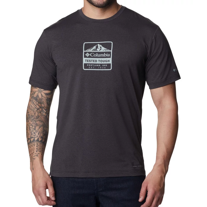 COLUMBIA Tech Trail Front Graphic Tee - férfi póló