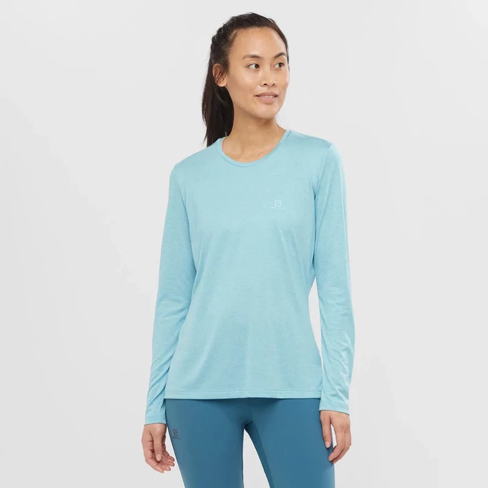 SALOMON Agile LS Tee - női felső