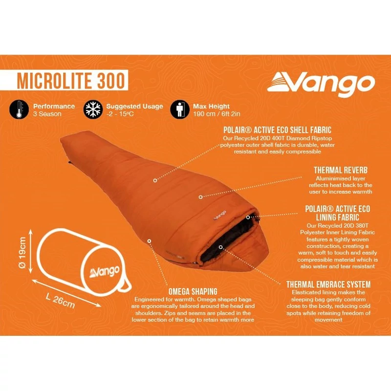 VANGO Microlite 300 hálózsák