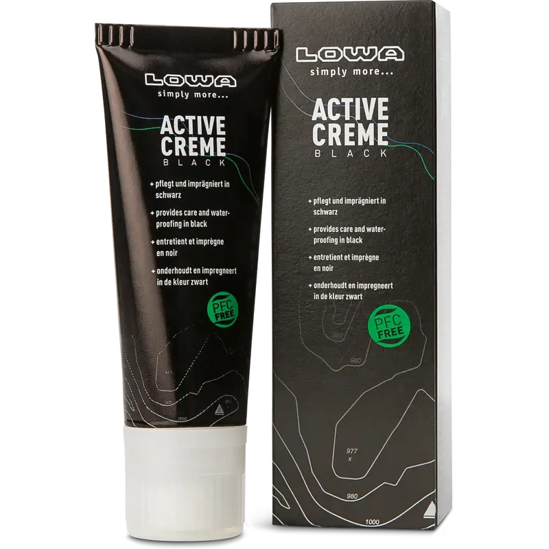 LOWA impregnáló és ápoló - Active Creme Black 75 ml