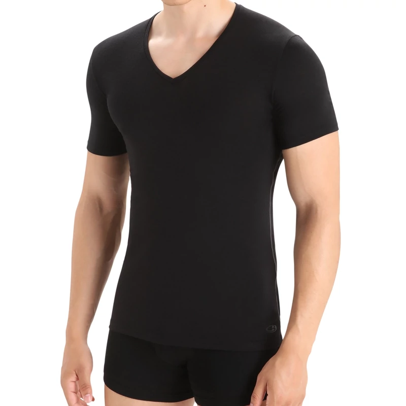 ICEBREAKER Merino 150 Anatomica SS V-Neck Top - férfi póló