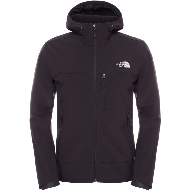 north face hooded softshell jacket