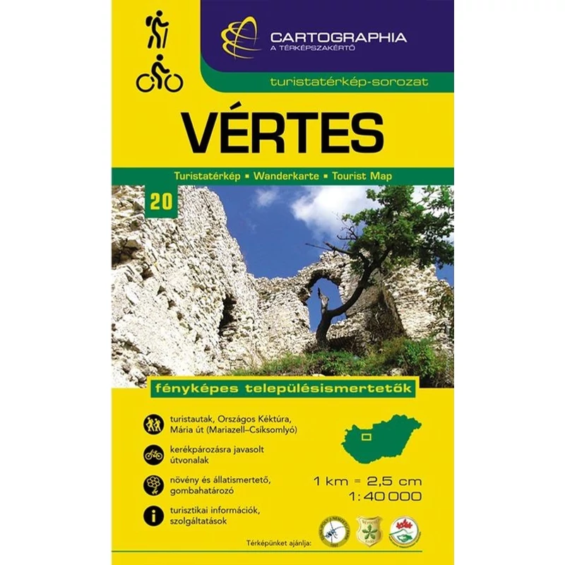 Turistatérkép - Vértes