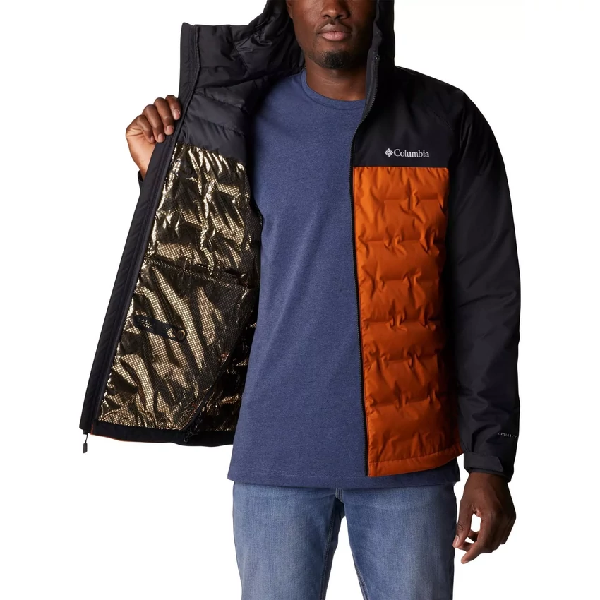 COLUMBIA Grand Trek II Down Hooded Jacket - férfi pehelykabát