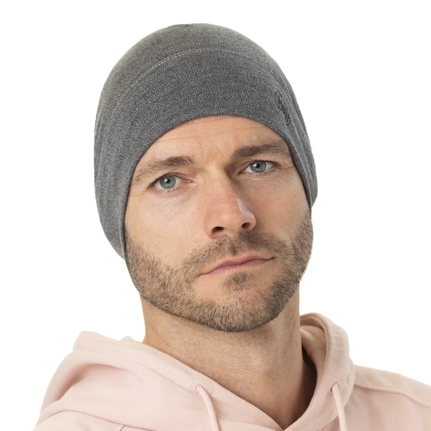 BUFF Merino Midweight Beanie - melange light grey - merinó sapka