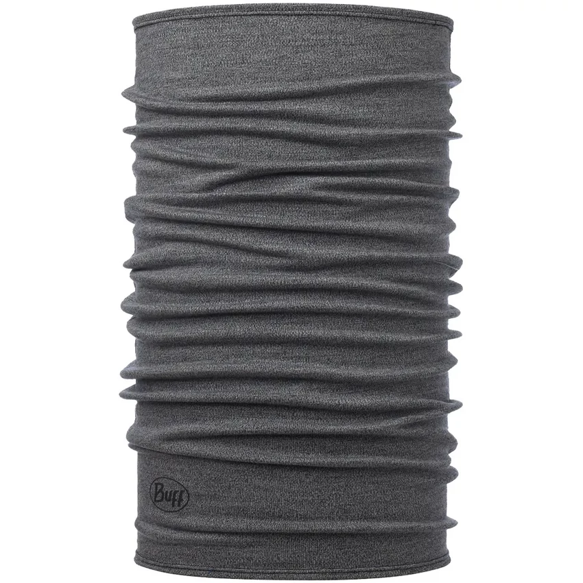 BUFF Merino Midweight Neckwear - melange light grey - merinó csősál
