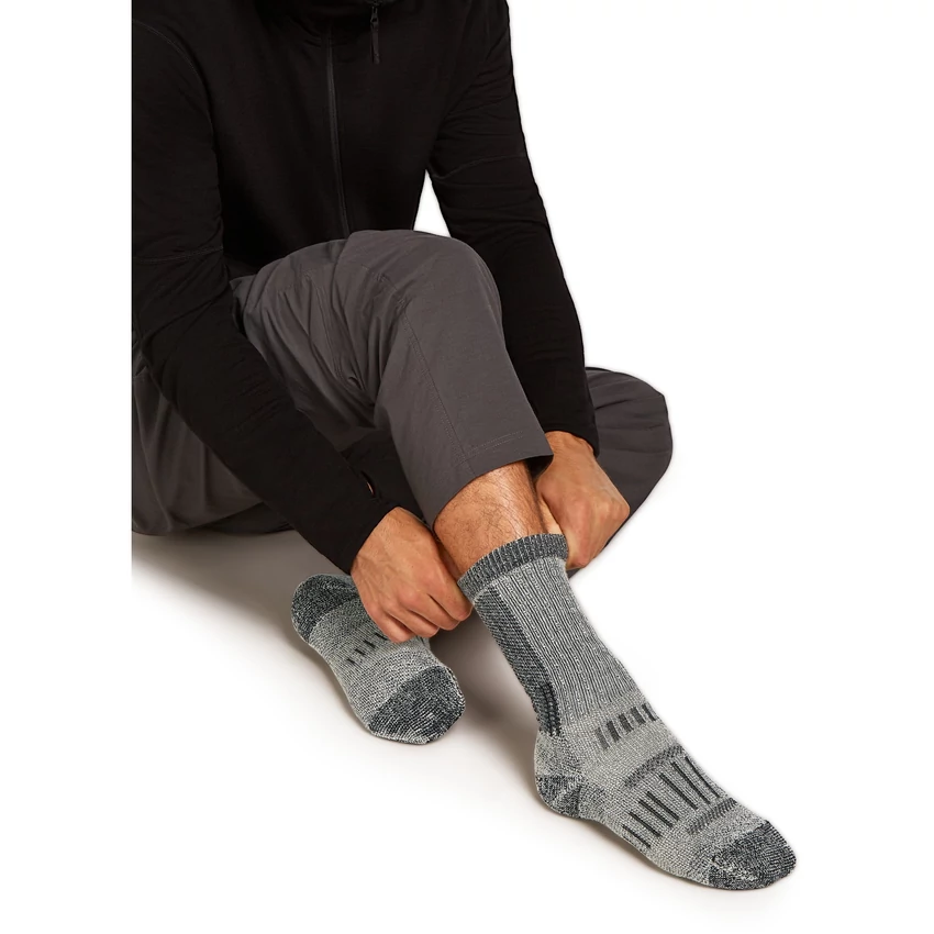 ICEBREAKER Merino Hike+ Mountaineer Mid Calf - férfi zokni