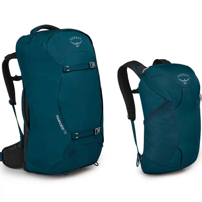 OSPREY Fairview 70 Travel Pack - női hátizsákos utazótáska + kishátizsák