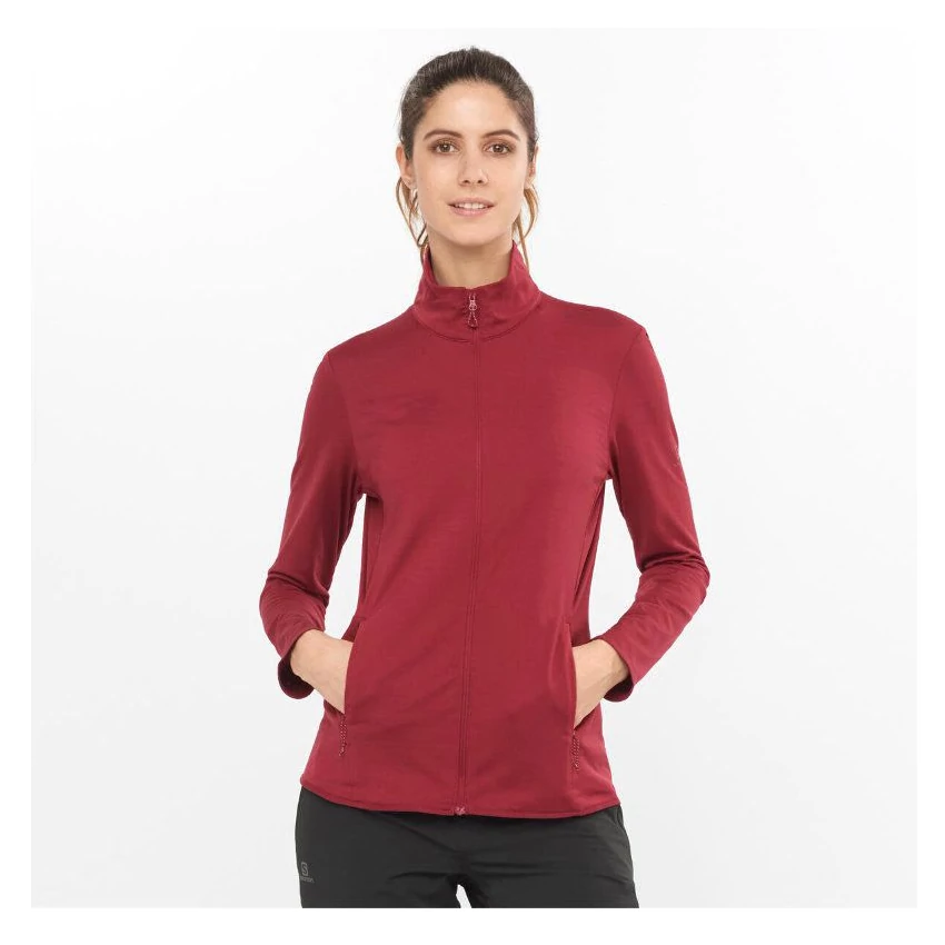 SALOMON Outrack Full Zip - női polár felső