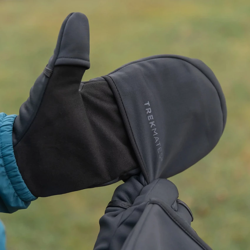 TREKMATES Rigg Convertible Mitt softshell kesztyű