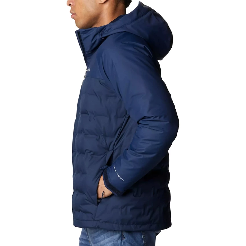 COLUMBIA Grand Trek II Down Hooded Jacket - férfi pehelykabát