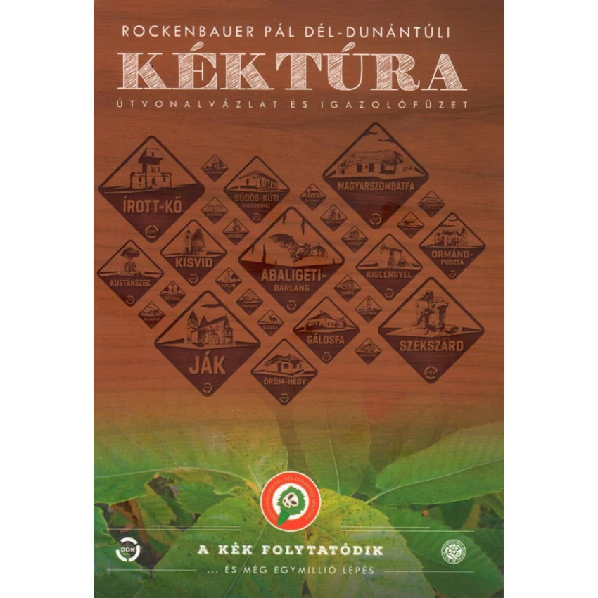 Kéktúra - Dél-Dunántúl - útvonalvázlat és igazolófüzet