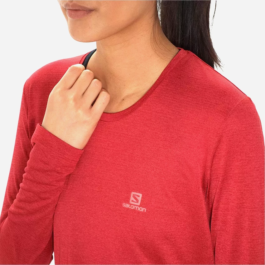 SALOMON Agile LS Tee - női felső