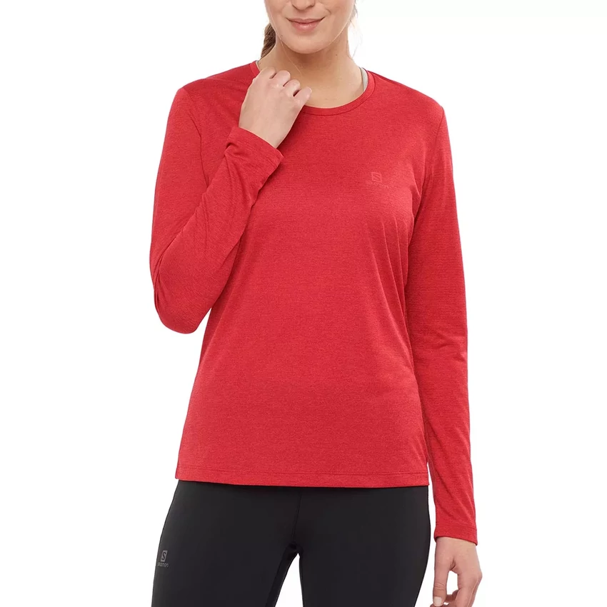 SALOMON Agile LS Tee - női felső